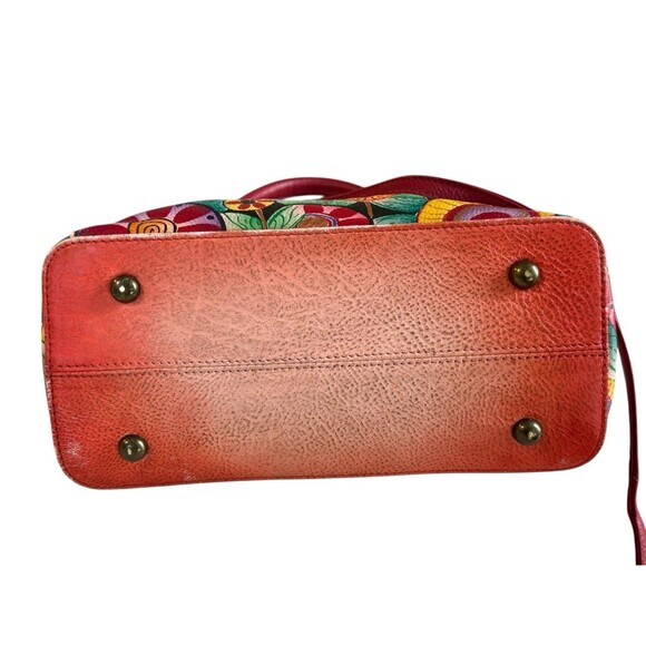 Anna by Anuschka Women's Genuine Leather Convertible Tote Crossbody Village - Picture 7 of 12